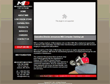 Tablet Screenshot of msblind.org